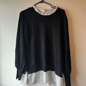 Faux layer sweater